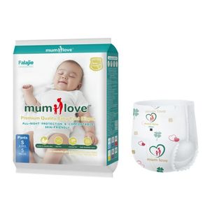 Mumlove Ultra Thin Baby Pant Disposable Diaper (Origin Japan) (S)-5pcs (4-8kgs)